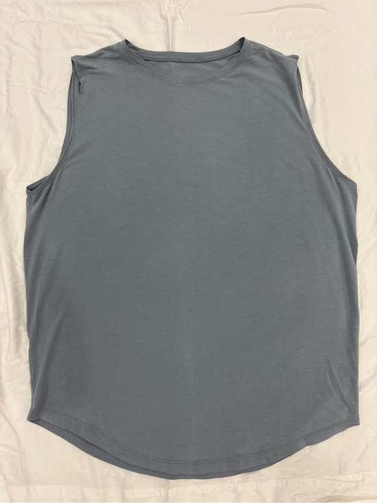 lululemon athletica Tops - Lululemon Slate Grey Sleeveless Crewneck Tank Top Size XL